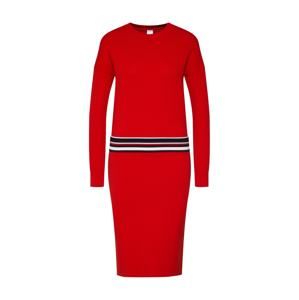 BOSS Úpletové šaty 'Iwearit'  červená