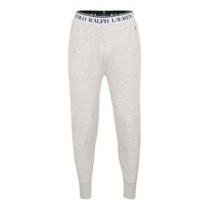 POLO RALPH LAUREN Pyžamové kalhoty  bílá / šedá