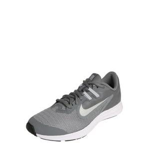 NIKE Sportovní boty 'Nike Downshifter 9'  světle šedá / bílá