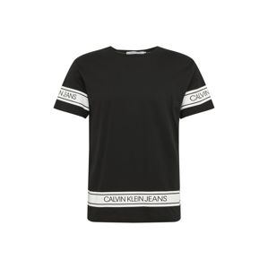 Calvin Klein Jeans Tričko 'FASHION'  bílá / černá