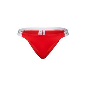 Calvin Klein Swimwear Spodní díl plavek 'CHEEKY BIKINI-HR'  červená
