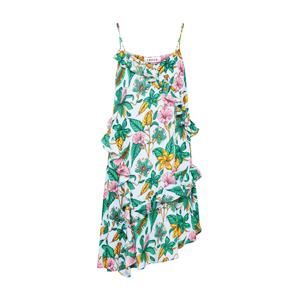 EDITED Letní šaty 'Beth'  světlemodrá / zelená / růžová