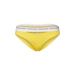 Calvin Klein Swimwear Spodní díl plavek 'CLASSIC'  žlutá / bílá