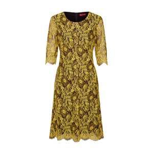 HUGO Pouzdrové šaty 'Kirelia-1'  žlutá / černá