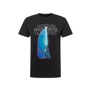 Mister Tee Tričko 'Star Wars Laser Tee'  modrá / černá