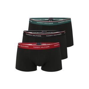 Tommy Hilfiger Underwear Boxerky  černá / smaragdová / merlot