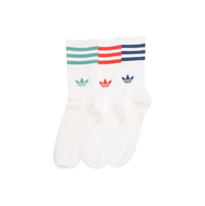 ADIDAS ORIGINALS Ponožky 'MID CUT CRW SCK'  bílá / mix barev