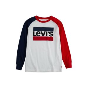 LEVI'S Tričko 'Color Blocked Sportswear Logo'  modrá / červená / bílá