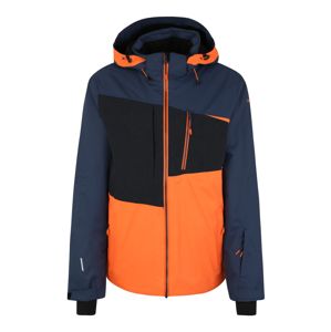 ICEPEAK Sportovní bunda 'Carver'  černá / námořnická modř / oranžová