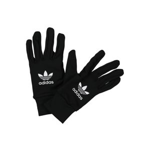 ADIDAS ORIGINALS Prstové rukavice 'TECHY GLOVES'  černá / bílá