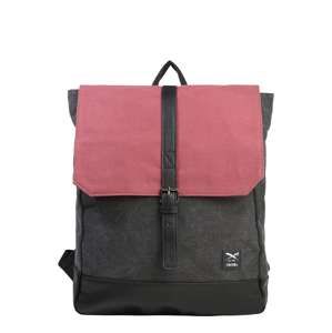 Iriedaily Batoh 'Heavy backpack'  antracitová / červená