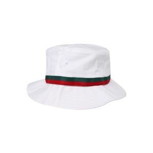 Flexfit Klobouk 'Stripe Bucket Hat'  zelená / červená / bílá