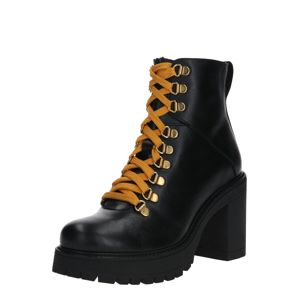 Bianco Šněrovací boty 'BIACURTIS Leather Boot'  černá