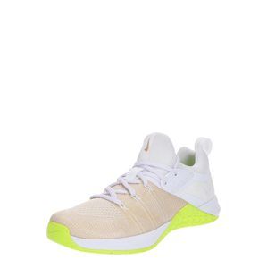 NIKE Sportovní boty 'Metcon Flyknit 3'  žlutá / bílá