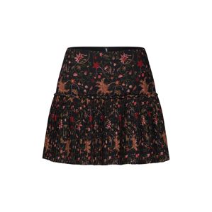 Eksept Sukně 'bloom skirt'  mix barev / červená / černá