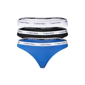 Calvin Klein Underwear Tanga  modrá / černá / bílá