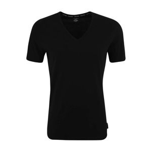 Calvin Klein Tričko '2P S/S V NECK'  černá