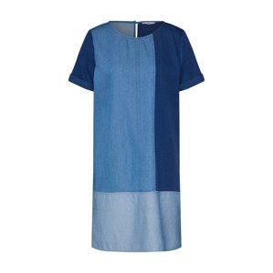 EDC BY ESPRIT Letní šaty 'Reversible Tenc Dresses light woven'  modrá / šedá
