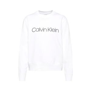 Calvin Klein Mikina 'PRINTED LOGO SWEATSHIRT'  bílá