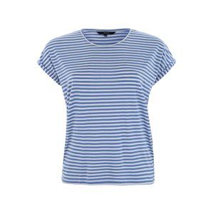 Vero Moda Curve Tričko 'AVA'  modrá / bílá