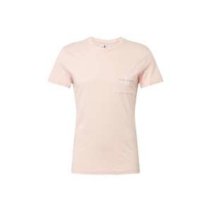 Calvin Klein Jeans Tričko 'MONOGRAM POCKET'  růžová