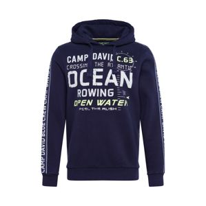 CAMP DAVID Mikina 'sweatshirt with hood'  mix barev / námořnická modř / offwhite
