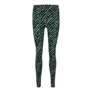Hey Honey Sportovní kalhoty 'Zebra'  zelená / černá