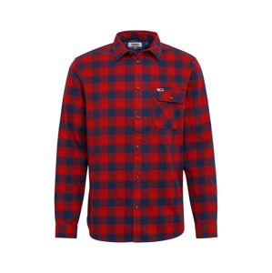 Tommy Jeans Košile 'FLANNEL'  červená / černá