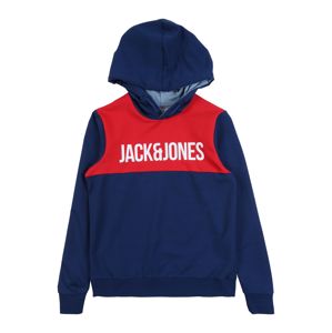 Jack & Jones Junior Mikina 'JCOHENRY'  námořnická modř / červená