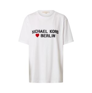 MICHAEL Michael Kors Tričko 'Berlin Heart'  bílá / černá / červená