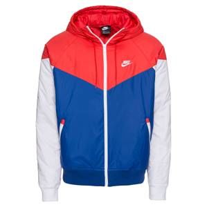 Nike Sportswear Přechodná bunda  modrá / červená / bílá