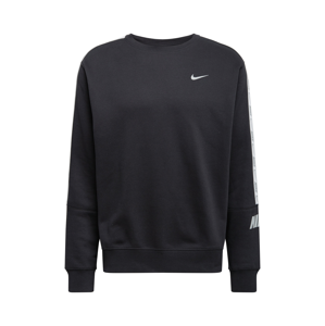 Nike Sportswear Mikina  černá / bílá / světle šedá