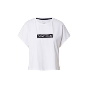 Calvin Klein Performance Funkční tričko 'SHORT SLEEVE T-SHIRT'  bílá