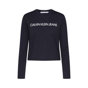 Calvin Klein Jeans Tričko 'INSTITUTIONAL'  černá