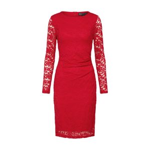 Mela London Koktejlové šaty 'RUCHED LACE BODYCON DRESS'  červená