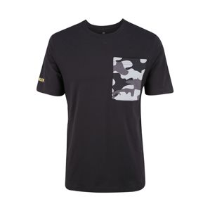 Calvin Klein Performance Funkční tričko 'SHORT SLEEVE T-SHIRT'  šedá / černá