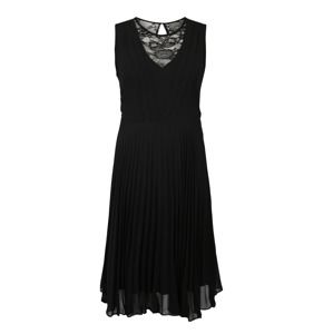 Zizzi Koktejlové šaty 'XAMALIE, S/L, DRESS'  černá