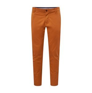 Tommy Jeans Chino kalhoty 'SCANTON CHINO PANT'  tmavě oranžová