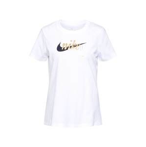 Nike Sportswear Tričko  zlatá / bílá
