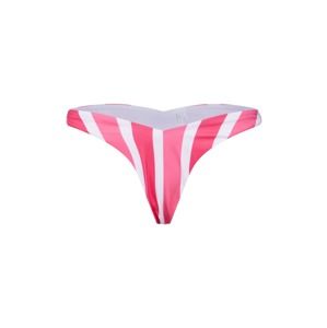 Hunkemöller Spodní díl plavek 'Candy Stripes High Leg Cheeky'  pink / bílá