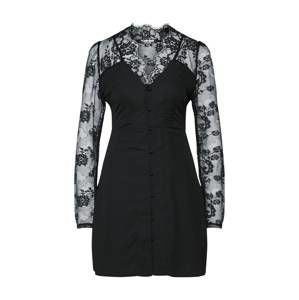 Fashion Union Košilové šaty 'SPICY'  černá