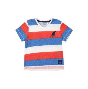 Sanetta Kidswear Tričko  modrá / světle červená / bílá