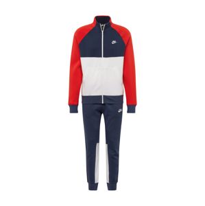 Nike Sportswear Oblek 'M NSW CE TRK SUIT FLC'  tmavě modrá / červená / bílá