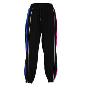 myMo ATHLSR Sportovní kalhoty  černá / modrá / pink