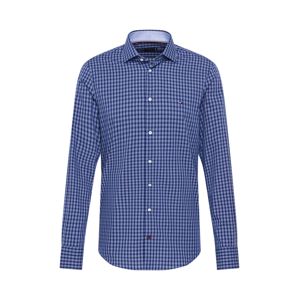 Tommy Hilfiger Tailored Košile 'POPLIN'  bílá / námořnická modř