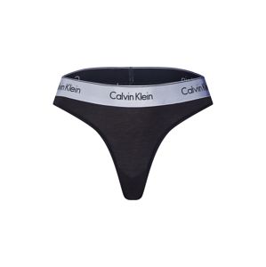 Calvin Klein Underwear Tanga  černá / stříbrná