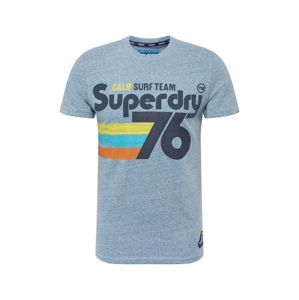 Superdry Tričko '76 Surf'  kouřově modrá / mix barev