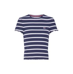 Tommy Jeans Tričko 'Babylock'  námořnická modř / bílá