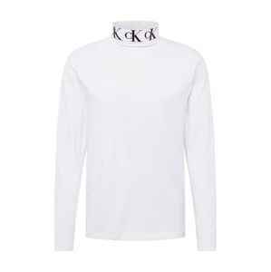 Calvin Klein Jeans Tričko 'MONOGRAM'  bílá