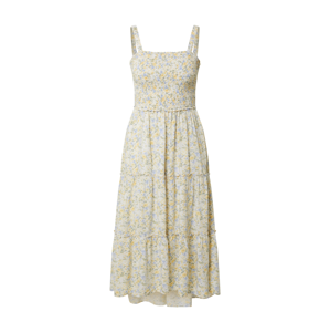HOLLISTER Letní šaty  bílá / světlemodrá / žlutá / olivová